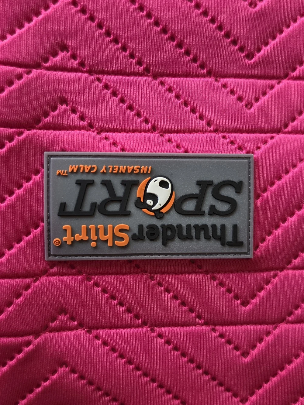 Thundershirt Bright Pink Kids Calming Vest with Gray Trim